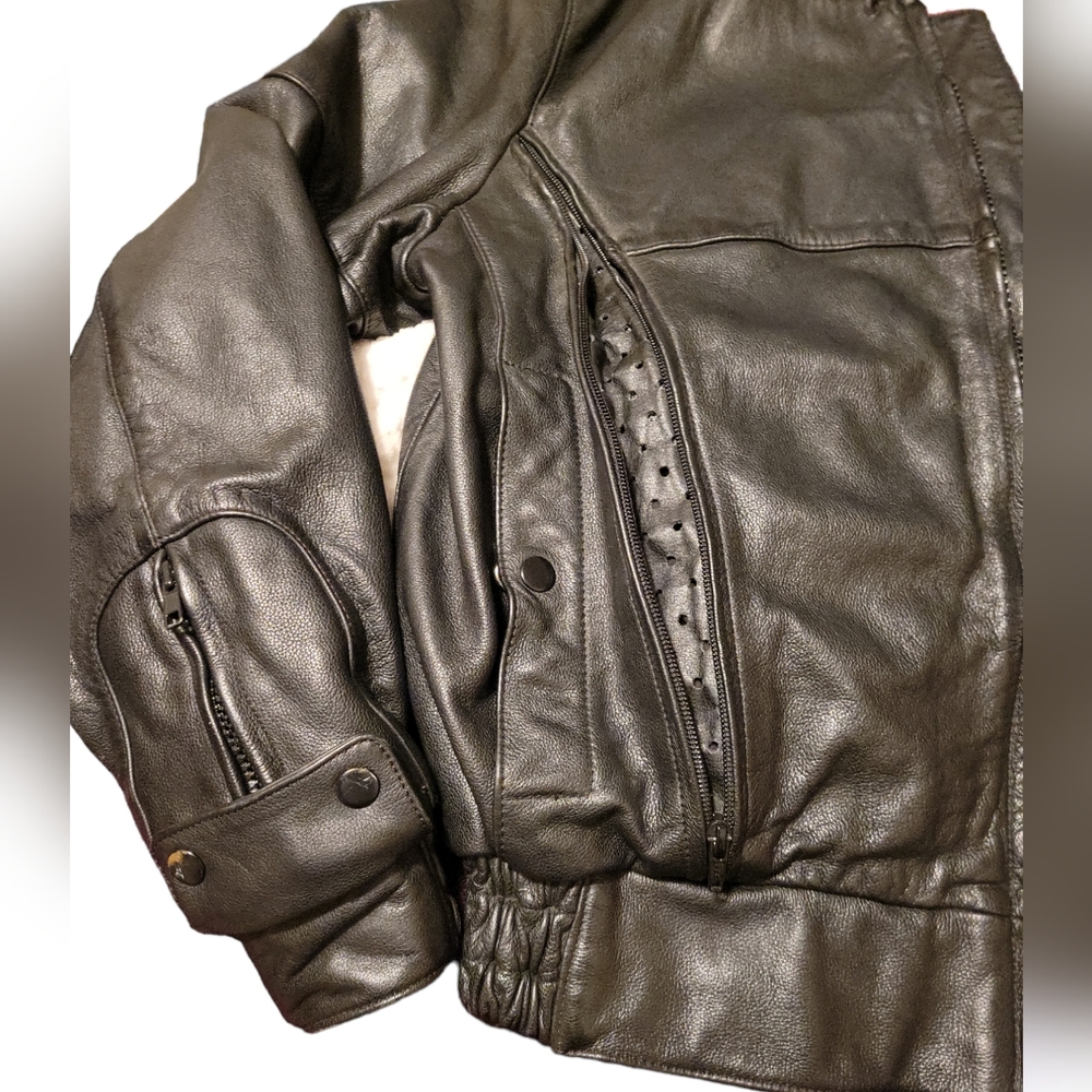 Firstgear Black Motorcycle Jacket. - image 4